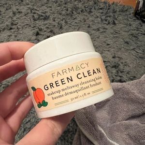 Farmacy Green Clean peach cleansing balm